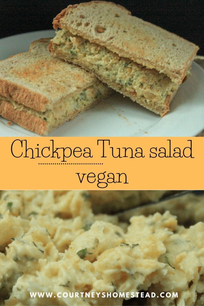 Chickpea Tuna salad vegan