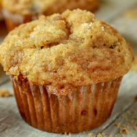 vegan banana muffins