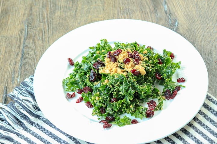 easy vegan kale salad