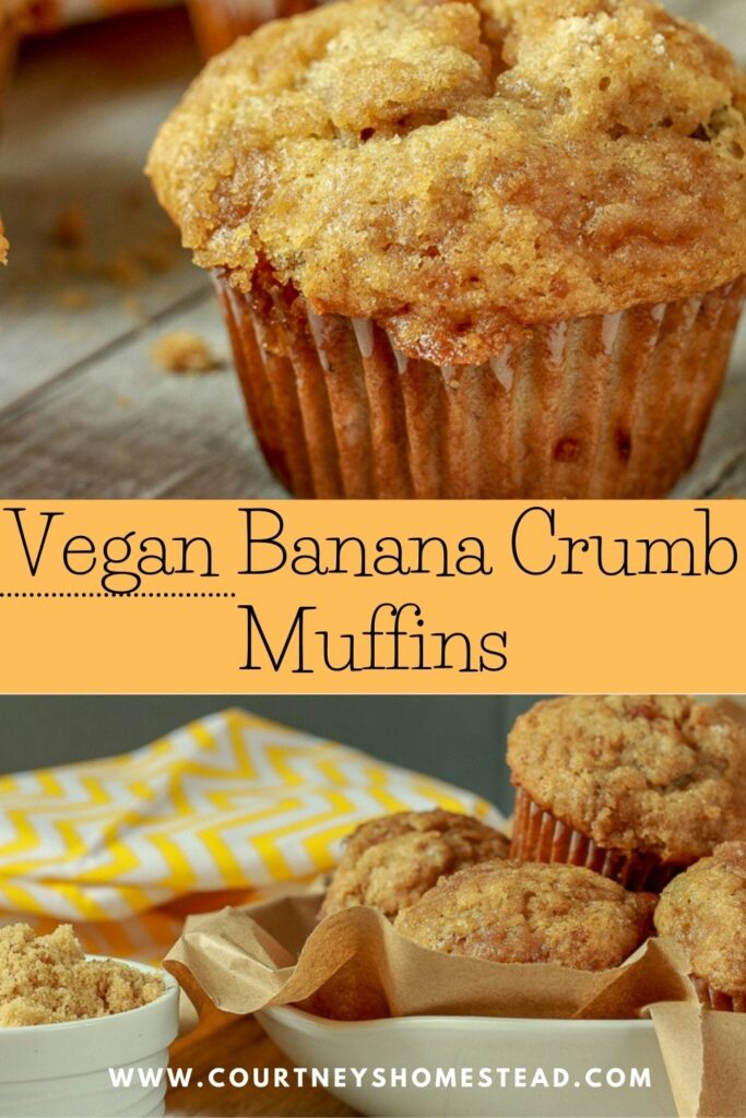 vegan banana muffins
