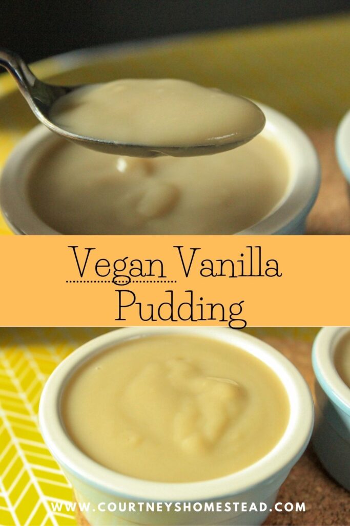 vegan vanilla pudding