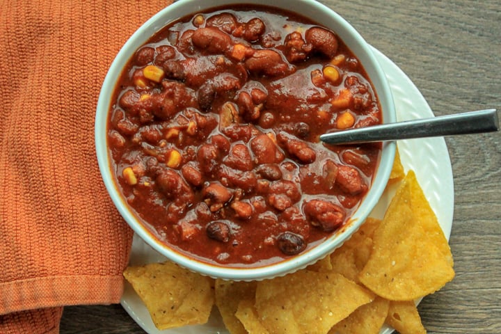 Easy Vegan Chili Instant Pot Recipe Courtney #39 s Homestead