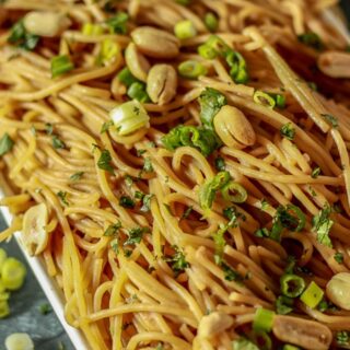 vegan thai peanut noodles