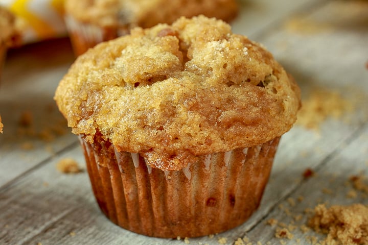 vegan banana muffin