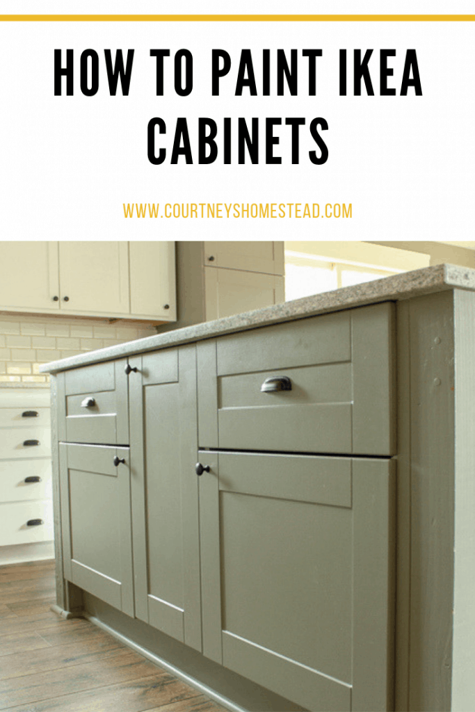 Painting Ikea Cabinets - Courtney's Homestead