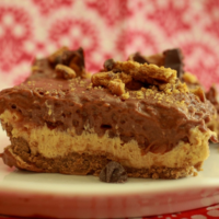 Vegan Peanut Butter Dessert Lasagna