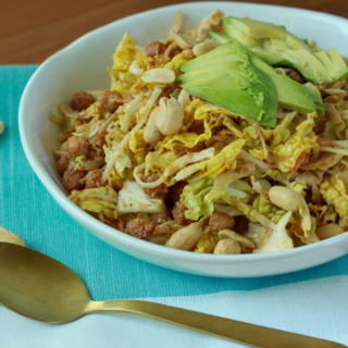 Vegan Avocado Thai Peanut Salad