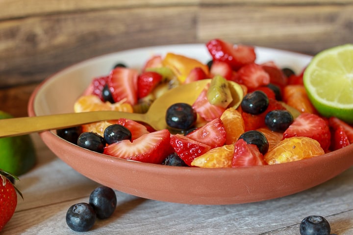 Easy Fruit Salad with  Citrus Glaze