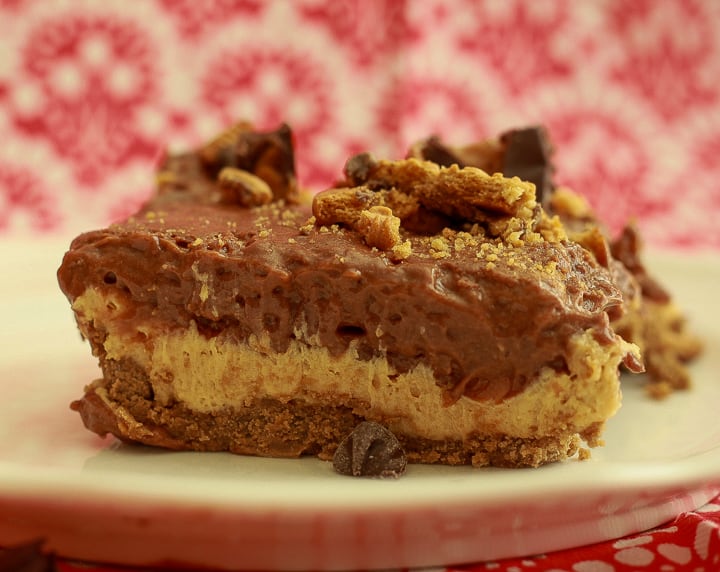 vegan peanut butter lasagna dessert