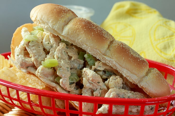 vegan chicken salad sandwich