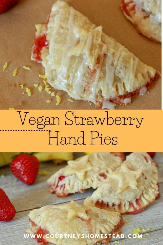 vegan strawberry hand pies