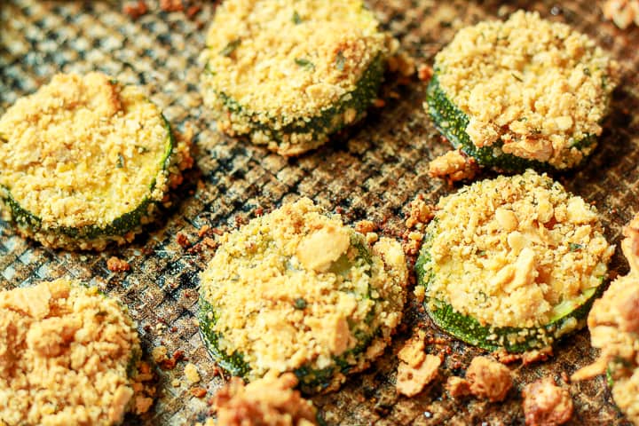 Tasty Vegan Cashew Zucchini Rounds