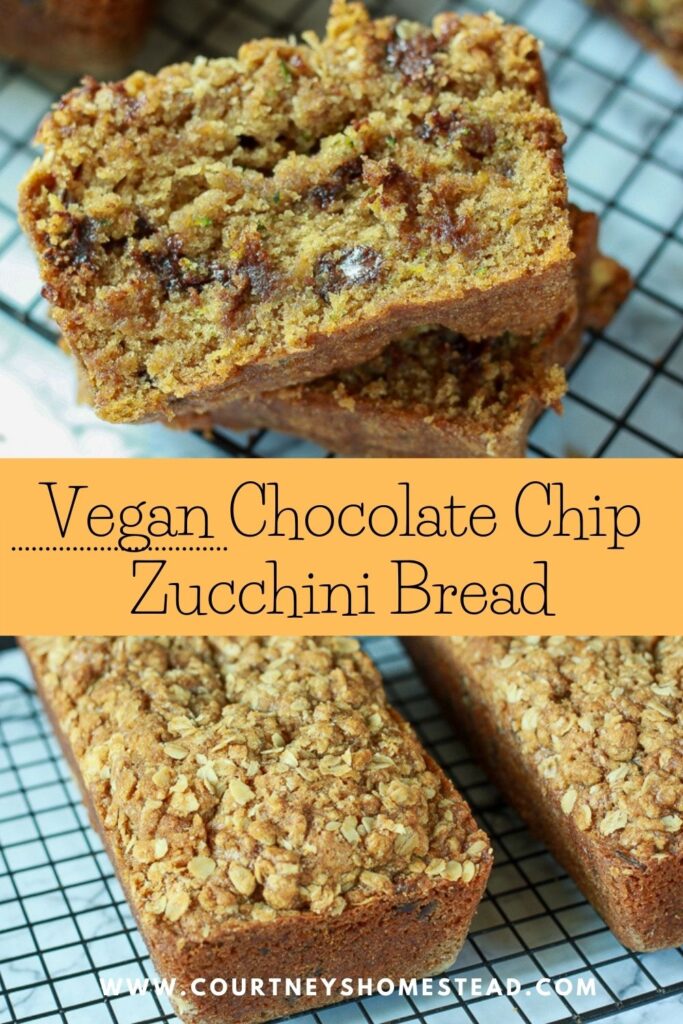 Vegan Chocolate Chip zucchini bread