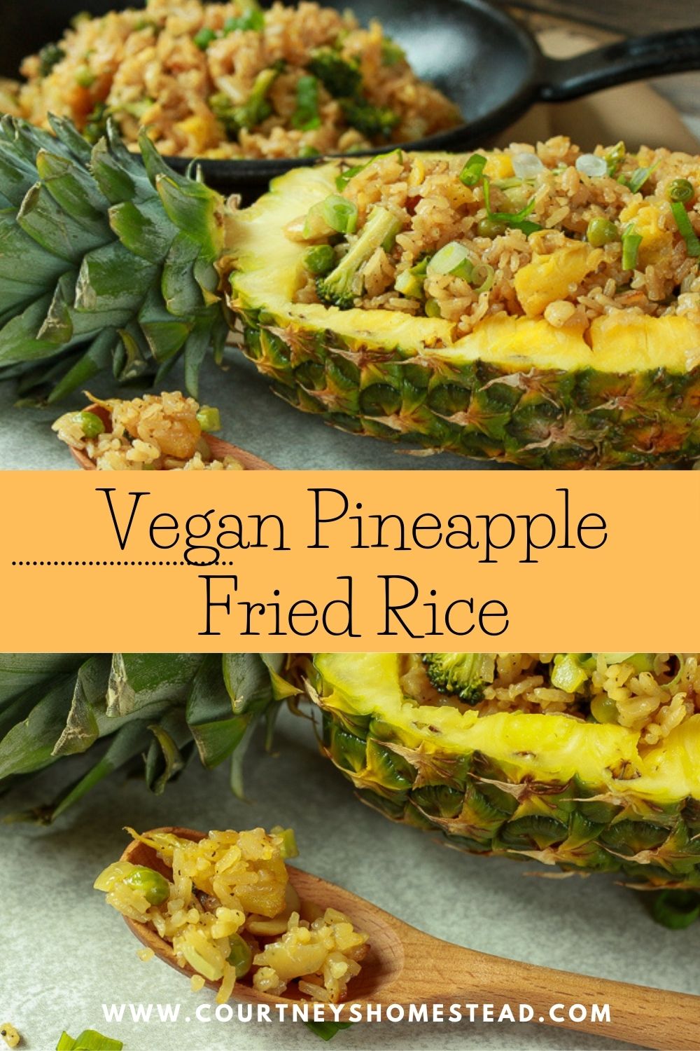Vegan Pineapple Fried Rice - Courtney's Homestead