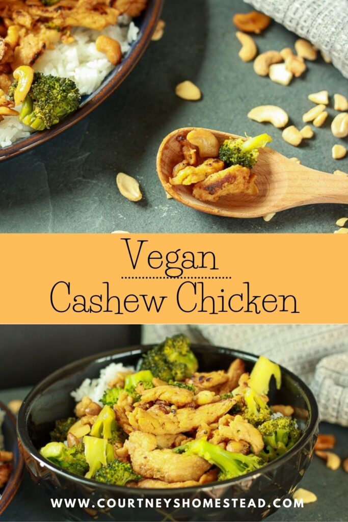 vegan cashew chicken