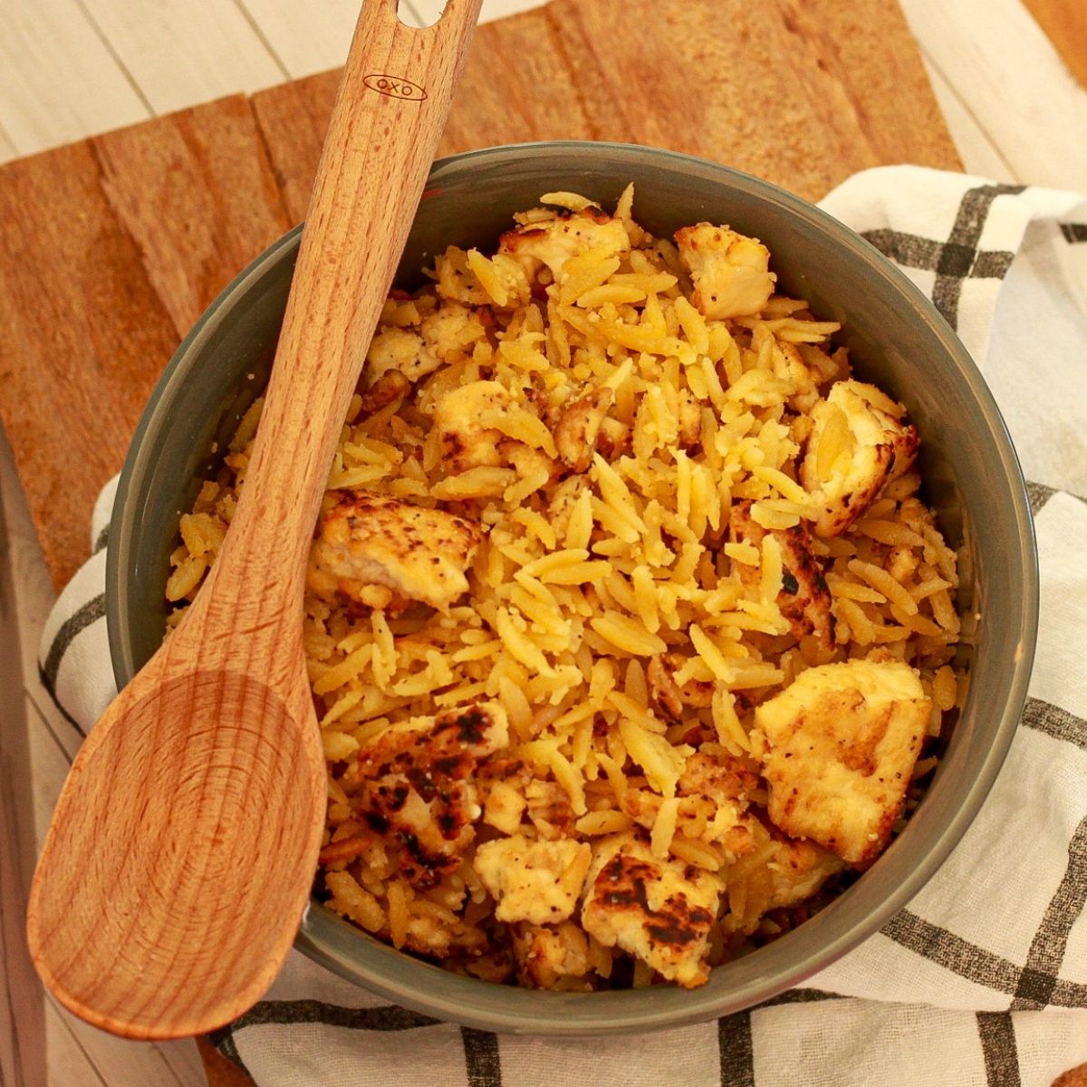 Vegan Cashew Parmesan Orzo