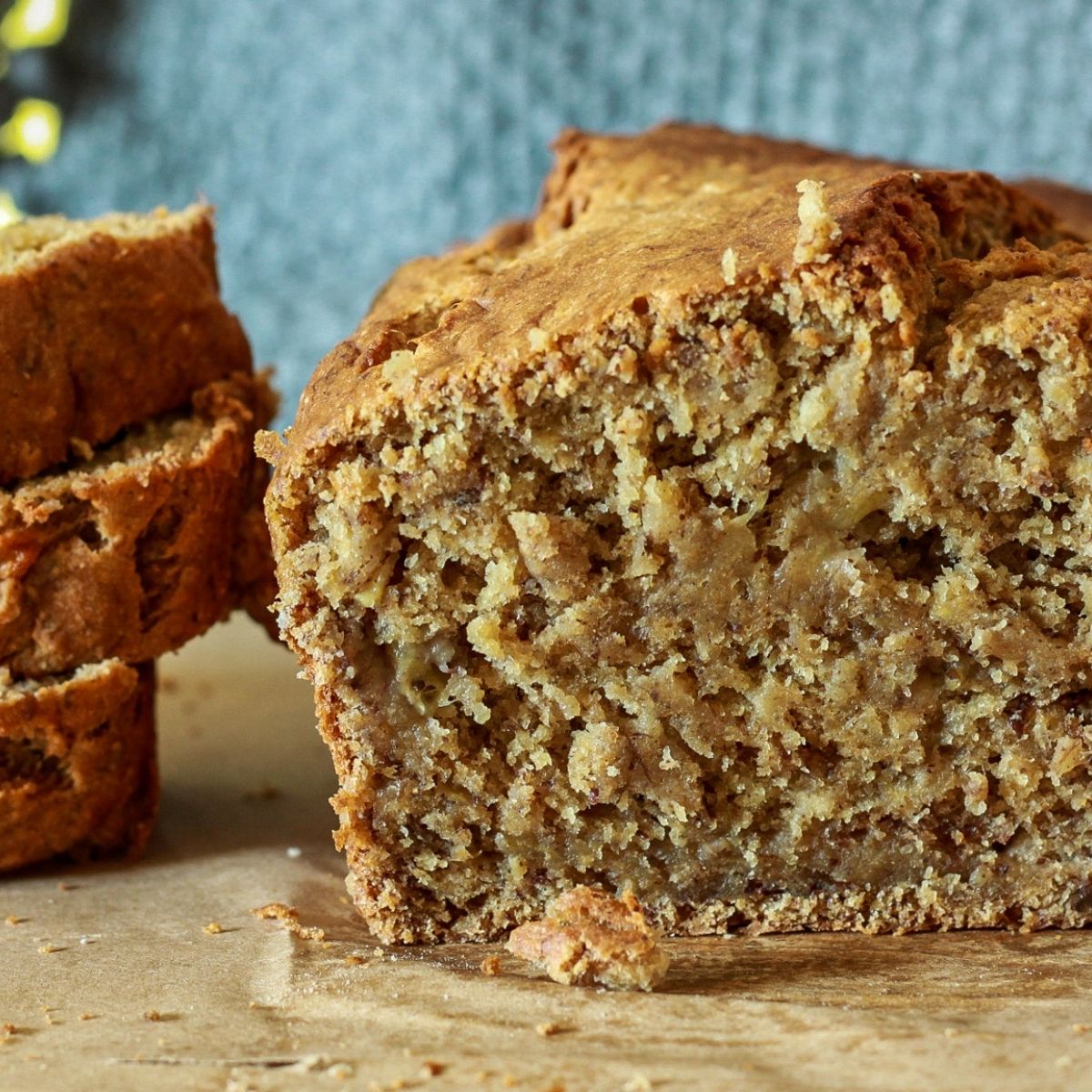 Easy Vegan oil-free Banana Bread