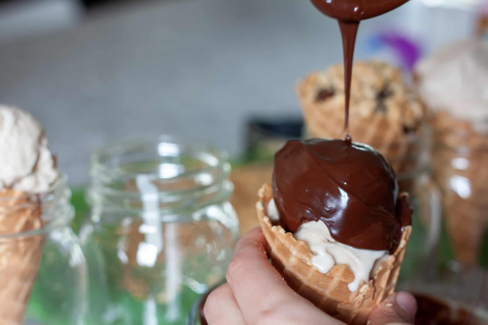 Easy Vegan Drumstick Ice Cream Cones Courtney's Homestead