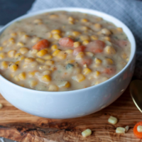 vegan corn chowder