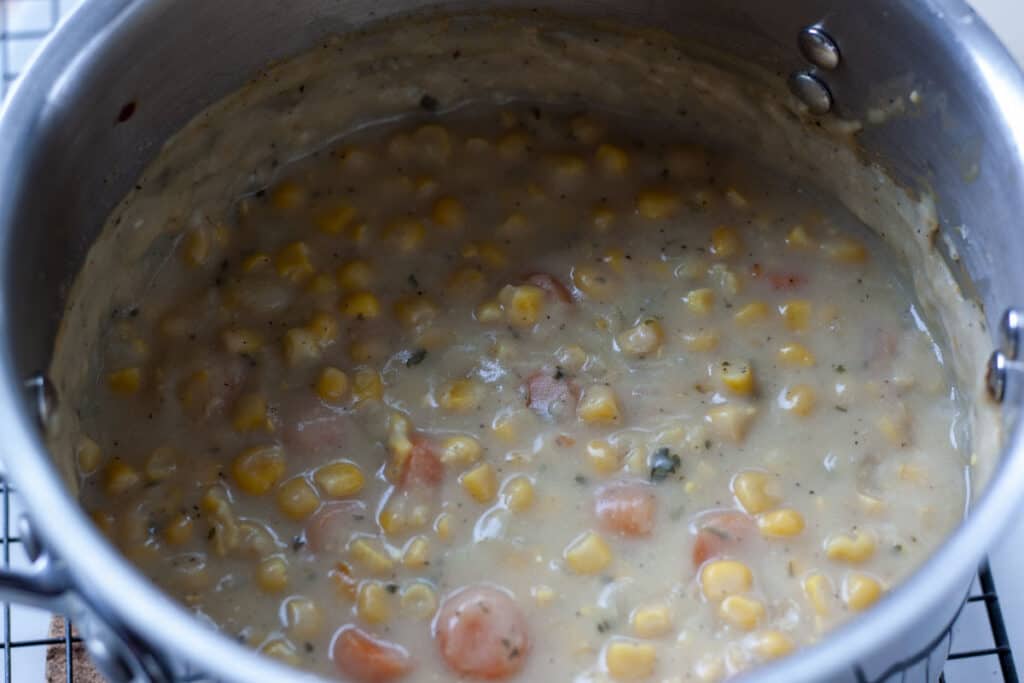 vegan corn chowder