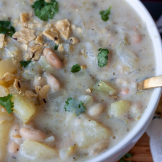 Creamy Vegan White Bean Chili