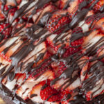 Vegan chocolate covered cake