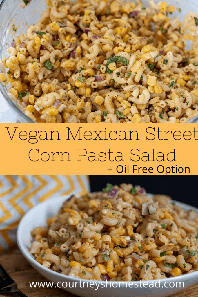 Vegan Mexican Street Corn Pasta Salad