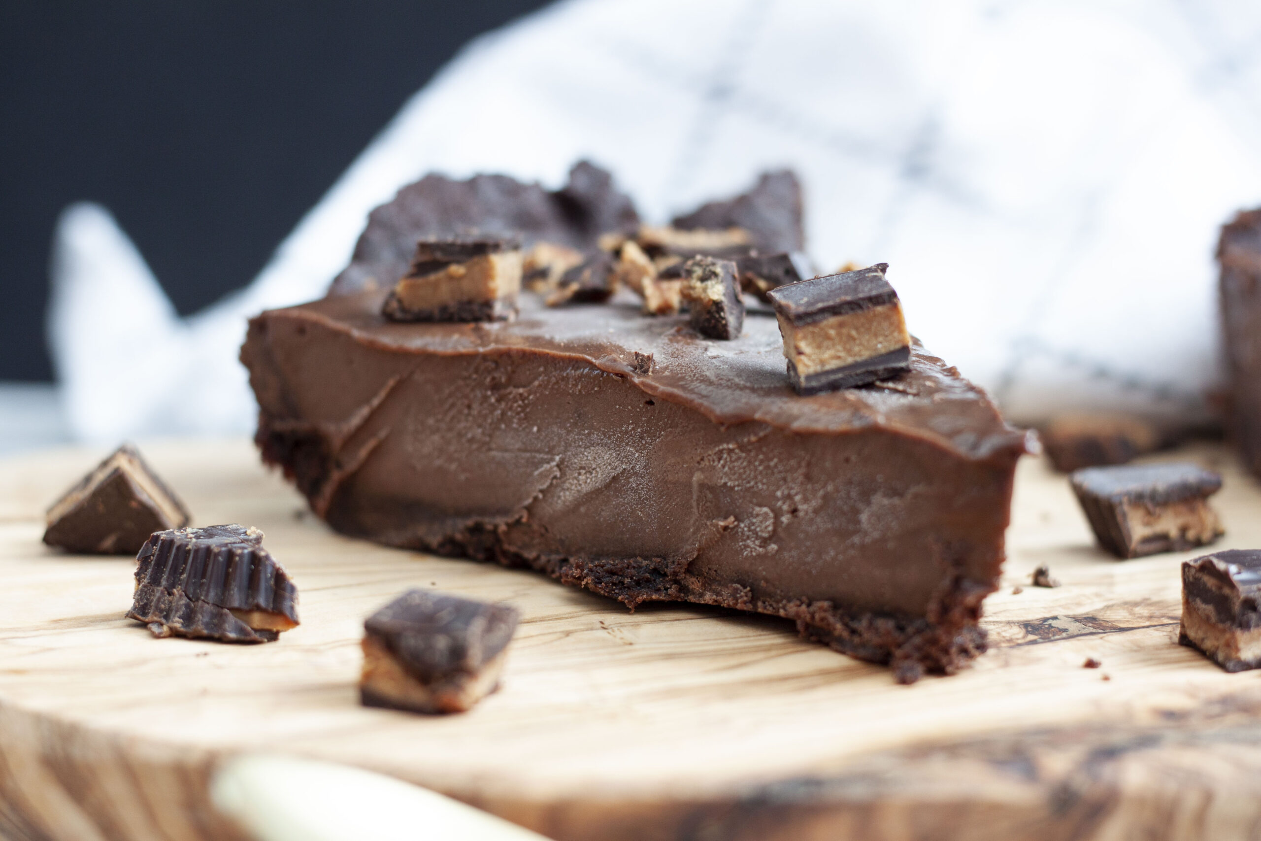 Vegan Chocolate Peanut Butter Pie Courtney's Homestead