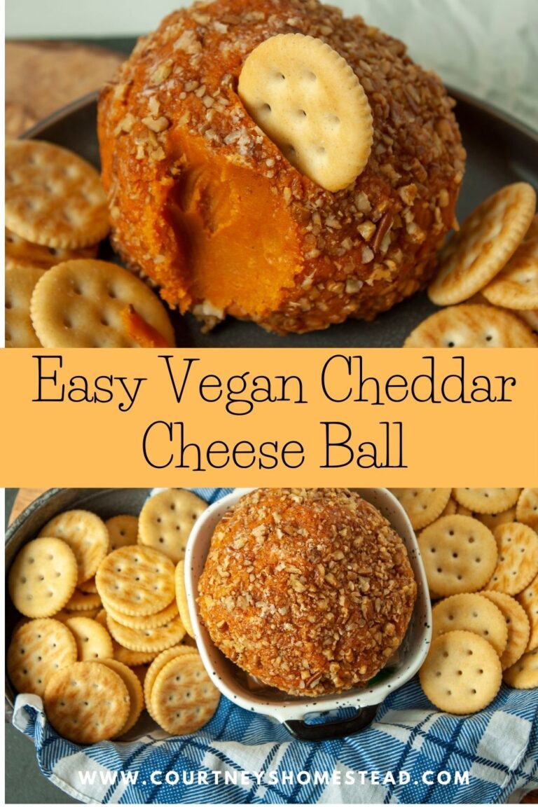 Easy Vegan Cheese Ball Courtney's Homestead