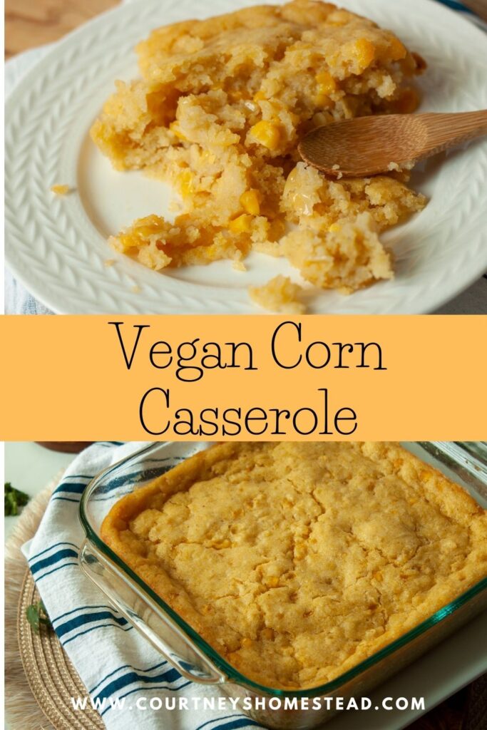 Easy Vegan Corn Casserole