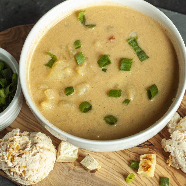 vegan baked potato soup