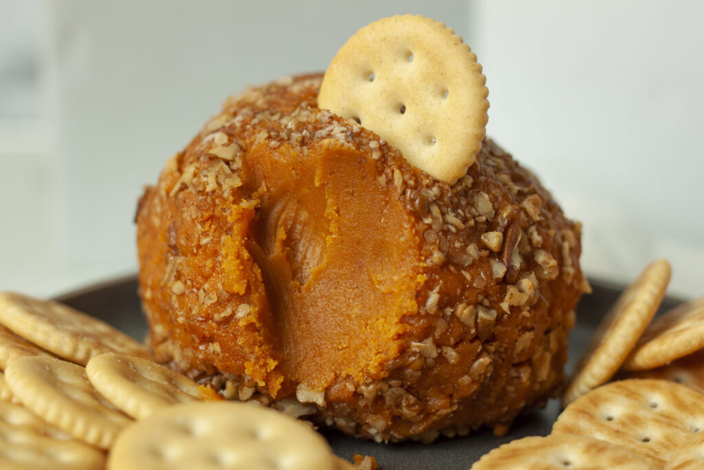 vegan sharp cheddar cheeseball