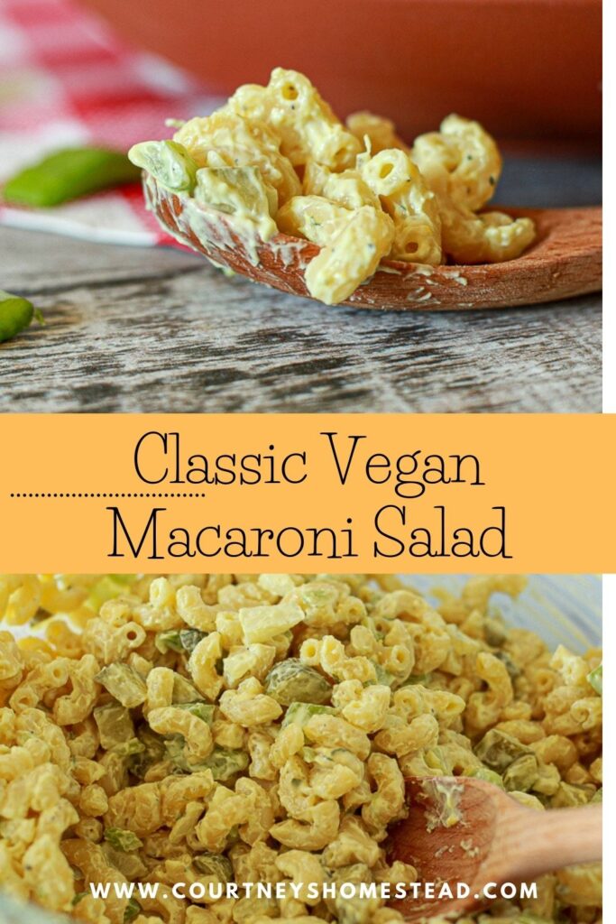 Classic vegan macaroni salad