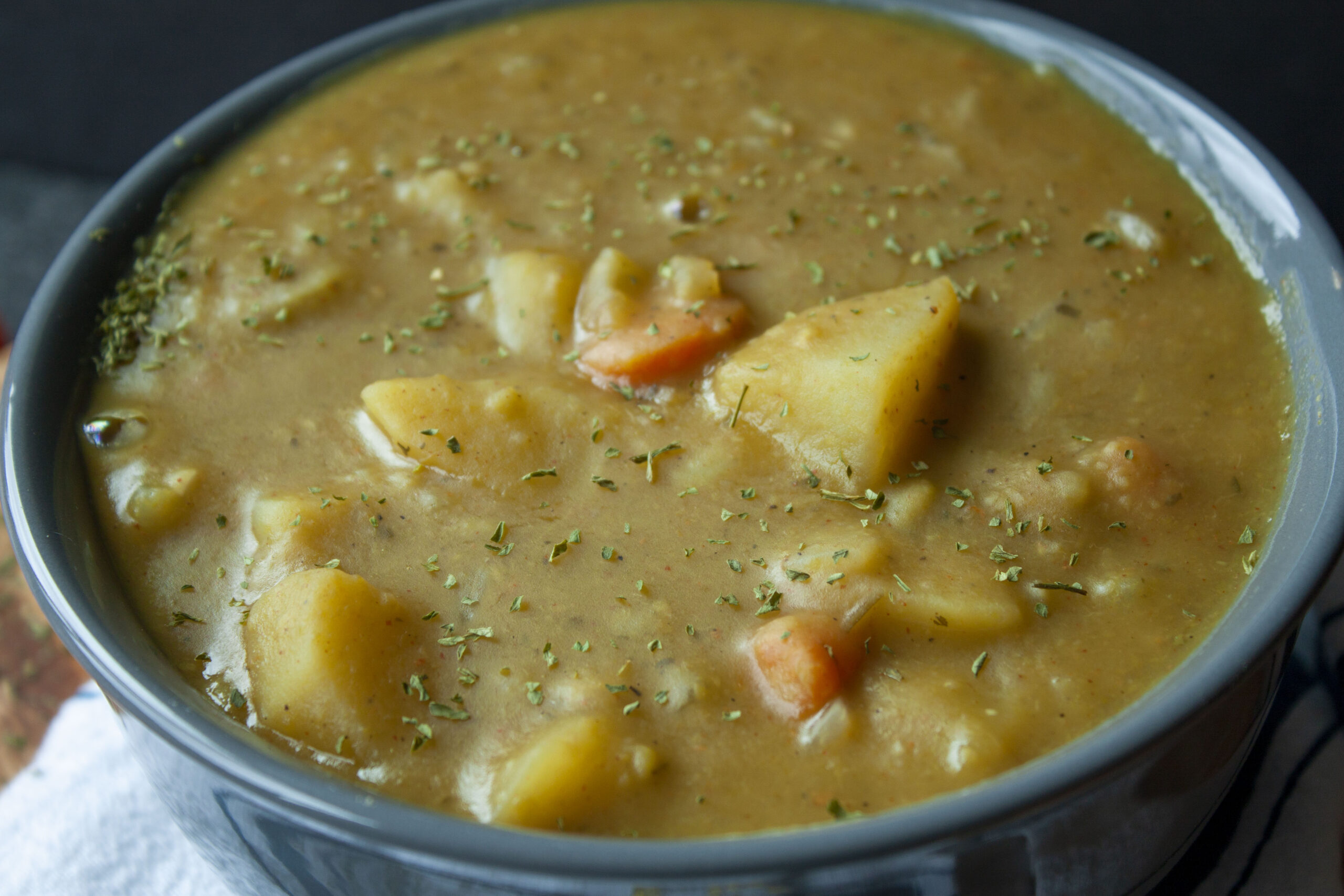 vegan split pea soup