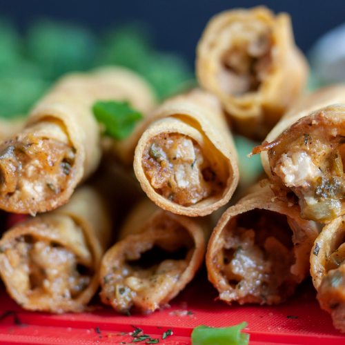 vegan chicken taquitos