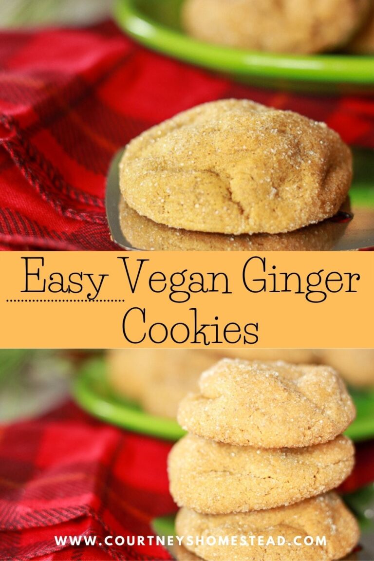 Vegan Ginger Cookies Courtney's Homestead