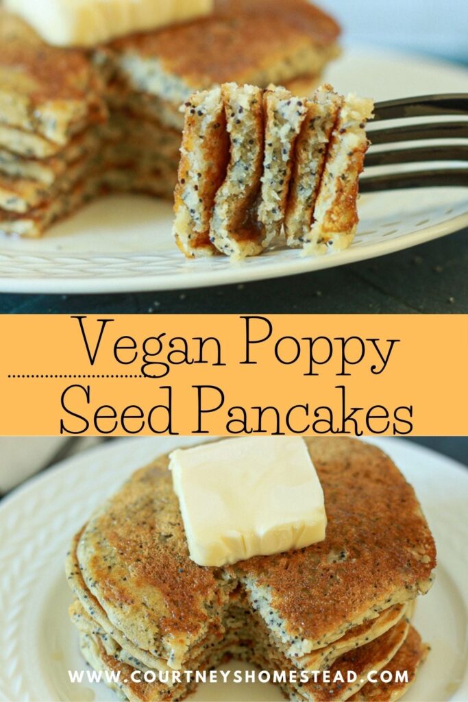 Vegan Poppy Seed Pancakes