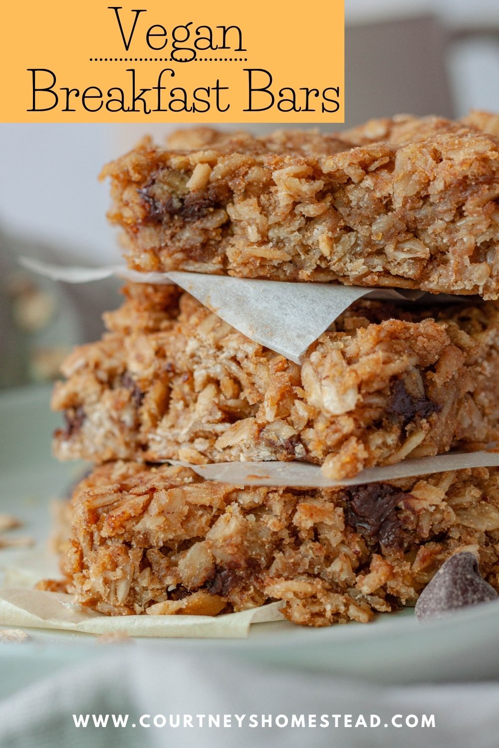 Easy Vegan Breakfast Bars - Courtney's Homestead