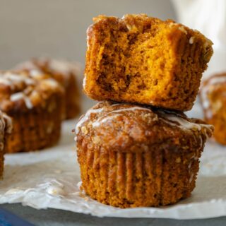 vegan pumpkin muffin
