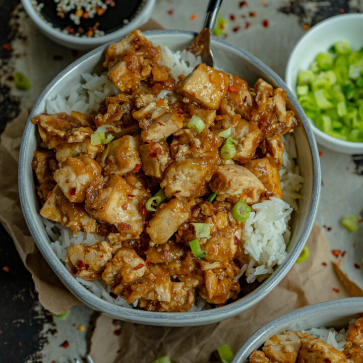 vegan Mongolian Tofu