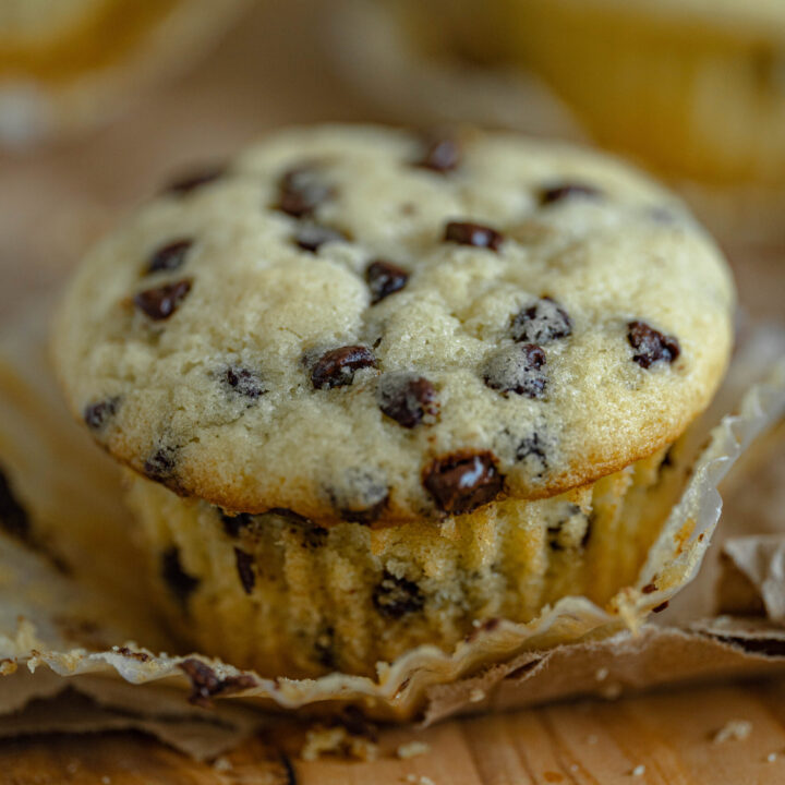 vegan chocolate chip muffins