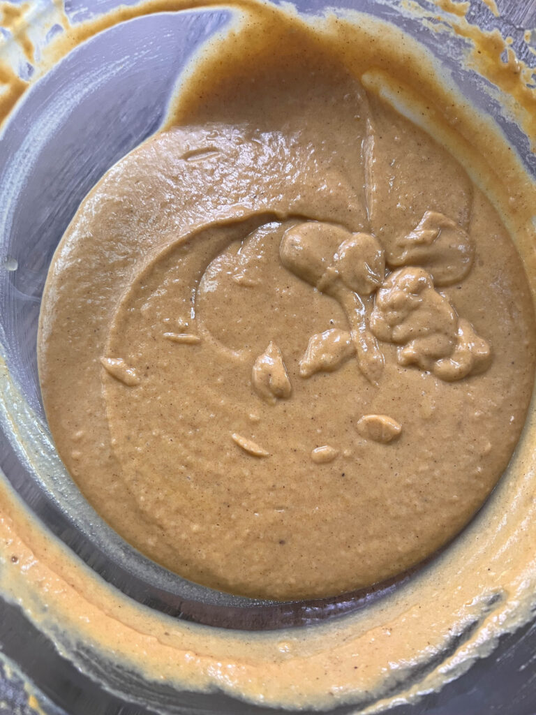 vegan pumpkin cupcake batter