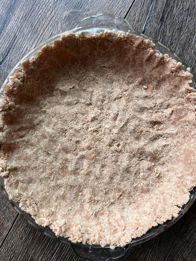 precooked homemade vegan graham cracker crust