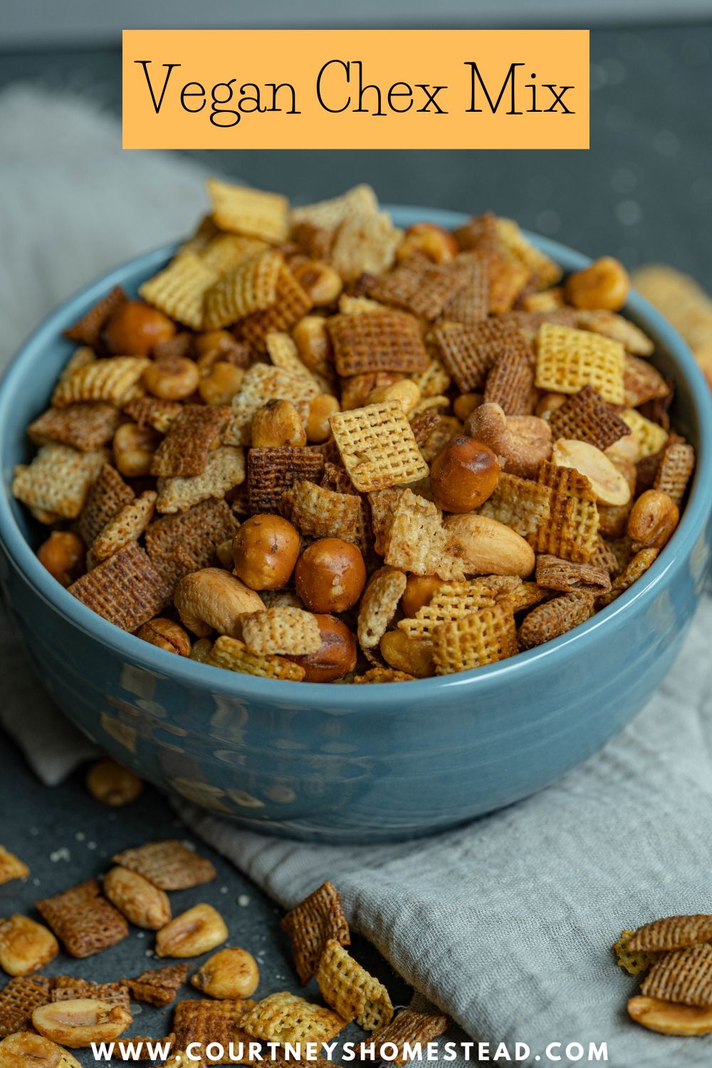 Easy Vegan Chex Mix Recipe Courtney's Homestead