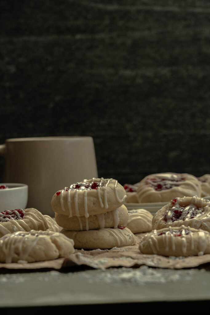 vegan thumbprint cookies