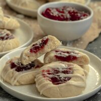 vegan thumbprint cookie recipe