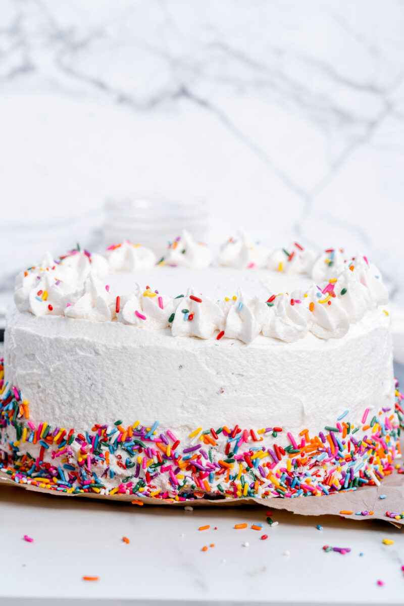 Vegan Funfetti Cake Recipe Courtney's Homestead