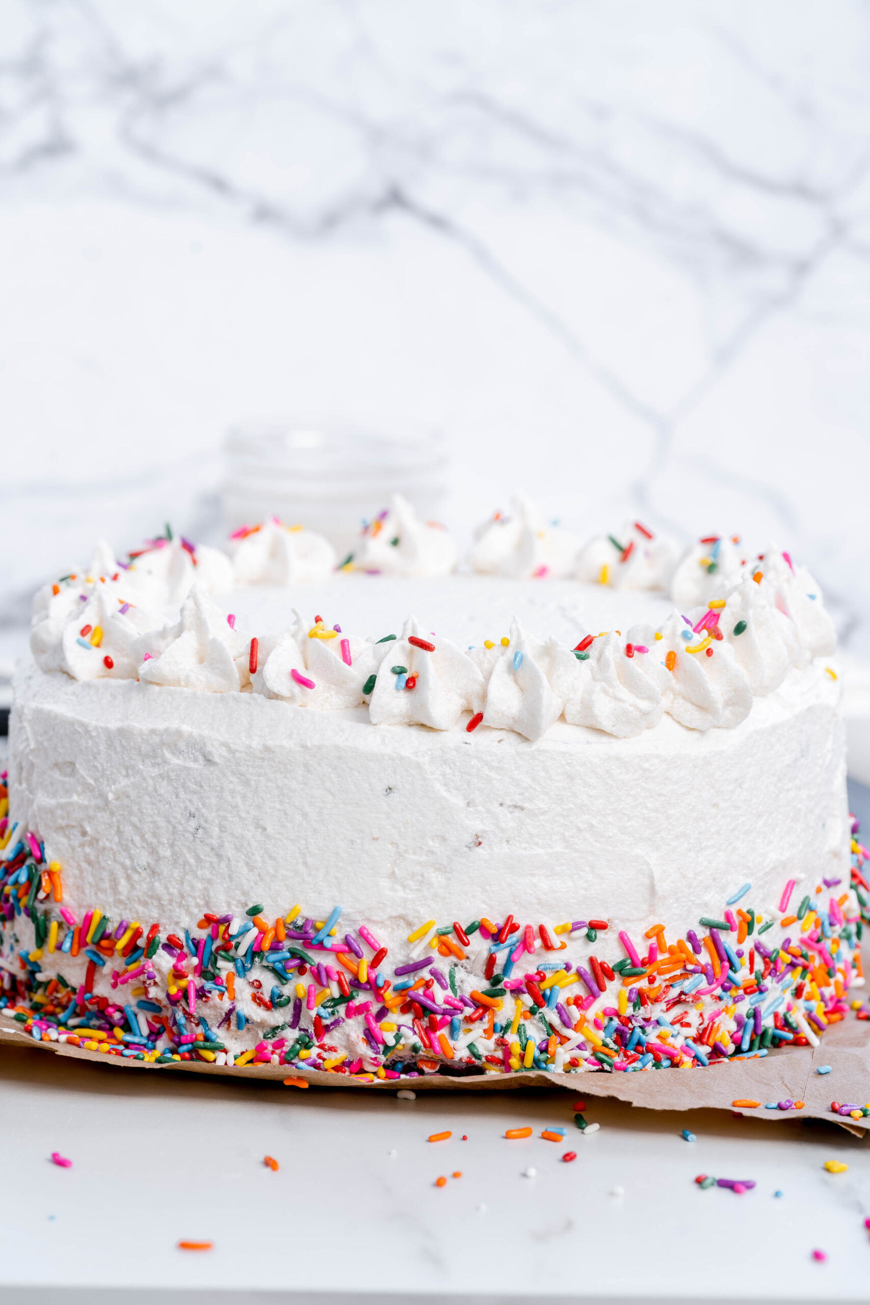 Vegan Funfetti Cake Recipe Courtney's Homestead
