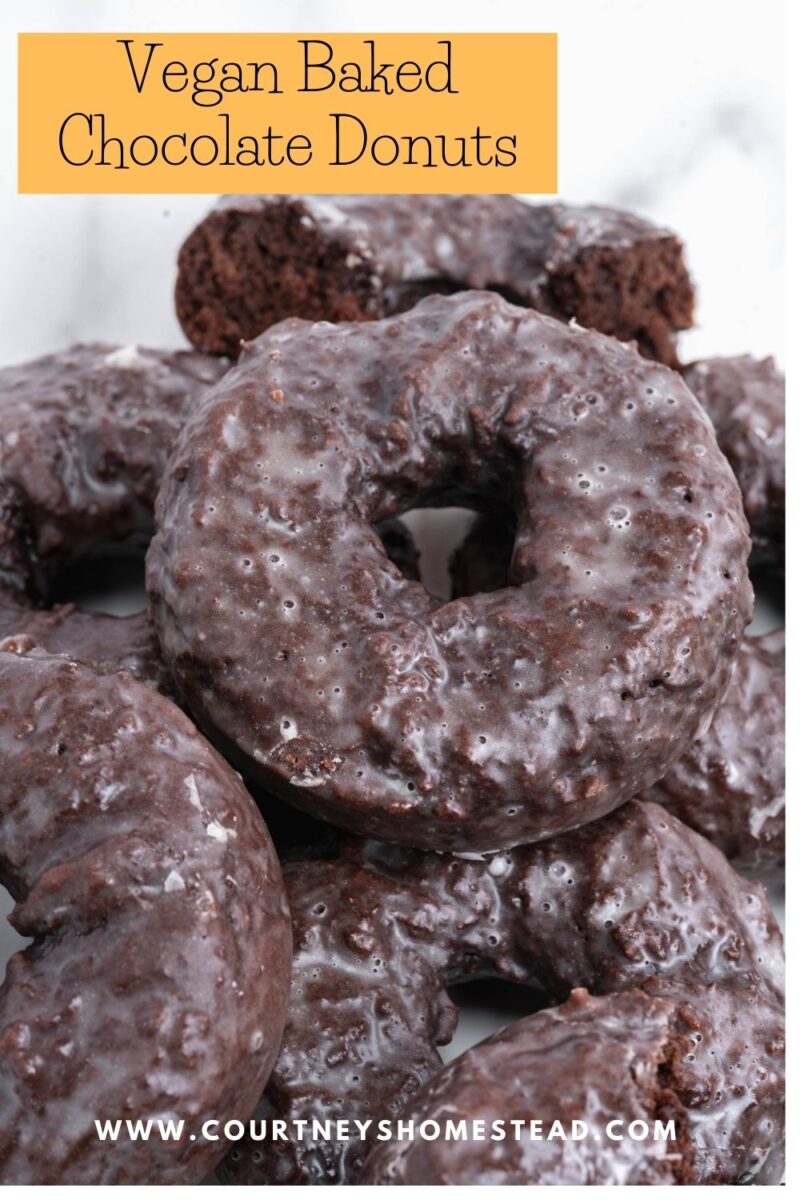 Vegan Chocolate Donut Recipe Courtney's Homestead